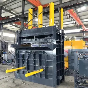 Waste Metal Vertical All Steel Plate Packer Waste Copper and Aluminum Leftovers Hydraulic Compressor thumbnail-4