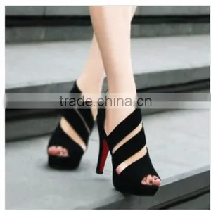 C89197A Hot-selling Ladies High Heel Shoes thumbnail-1