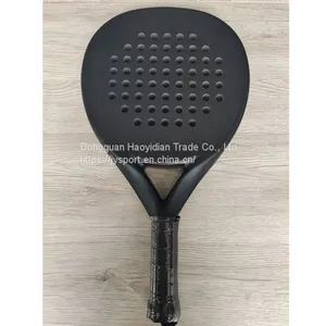 Diamond Frame Shape Carbon Padel Racket With Soft EVA Core P04 3K Surface thumbnail-1