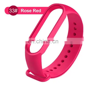 M5 Factory Wholesale Silicone Watch Strap Band For mi 5 6 Fit For Smart Watch Mi Band Strap Silicone For Mi Band 6 thumbnail-3