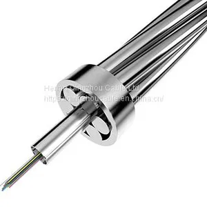 2-72 Core High Voltage Opgw Overhead Composite Optical Fiber Cable thumbnail-1