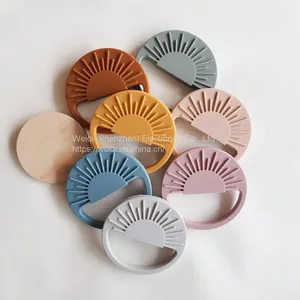 Sun Shape Baby Teether Silicone Toys thumbnail-3