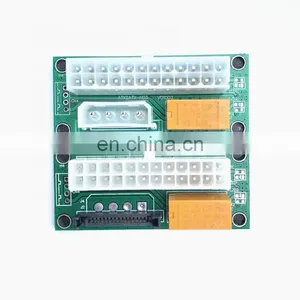 Add2psu Atx 24pin To Molex 4pin Dual Psu Power Supply Sync Starter Extender Adapter Card thumbnail-2