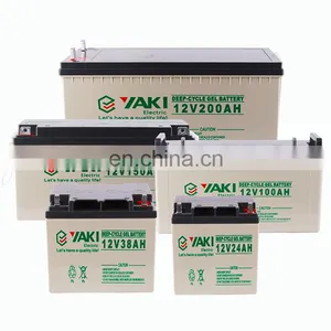 Yaki Solar GEL Sealed Cell Paint Cycle Battery Lead Acid Storage Batteries thumbnail-3