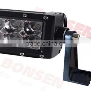 Blcak Face Surface Mount 3W LED Offroad Bar Light Bar Lamp Spot Flood Light 50 Inch 288w PHILIPSs Waterproof for SUV ATV JEEP thumbnail-1