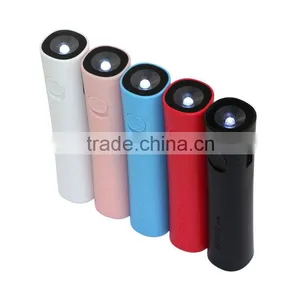 Mini Protable Flashlight Power Bank 2600mAh Low Price for Mobile thumbnail-3