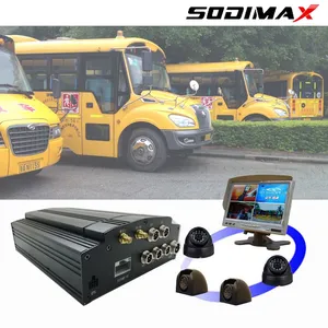 1080P Software Remote Monitoring Vehicle Mobile 4G Mobile DVR With 4 Channel 720p 4K Input thumbnail-4