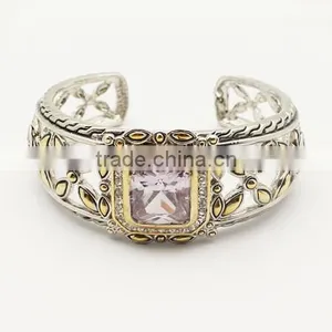 Graceful 925 Soild Pure Sterling Silver Bracelet thumbnail-5