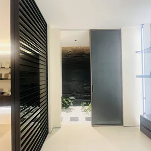 Modern Luxury Glass Cloakroom Walk in Wardrobe Closet Design thumbnail-2