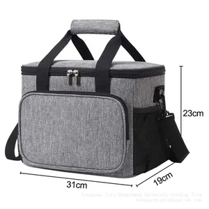 Insulated Lunch Bag for Work Office School Picnic,Lunch Cooler Bag Leakproof Lunch Box With Adjustable Shoulder Strap thumbnail-1