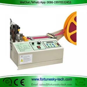 Automatic Grosgrain Ribbon Cutting Machine for Cotton Webbing Nylon Strap thumbnail-1