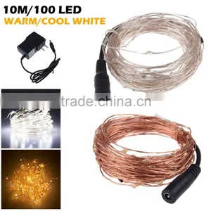 20w 10m Dimmable Led String Copper Wire Lights 12v With rf Controller thumbnail-1