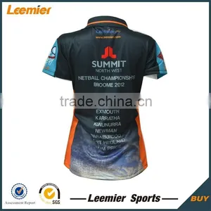 100% Polyester Sublimated Custom Women Rugby Jersey thumbnail-2