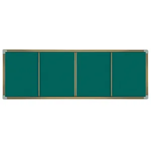 Sliding Blackboard Unit Horizontal Slider Chalkboard Cabinet Push Pull Whiteboard Push Pull Blackboard thumbnail-5