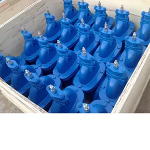 BS Rising Stem Resilient Seat Gate Valve Rubber Lined for Potable Water thumbnail-3