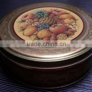 Round Shape Dried Food Tin Box thumbnail-1