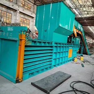 Hydraulic Waste Baler Automatic Recycling Machine for Cartons and Bottles High Efficiency Packaging thumbnail-5