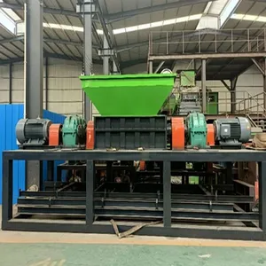 Heavy-Duty Twin Shaft Shredder for Steel Scrap, Car Body Shells, and Metal Drums thumbnail-1