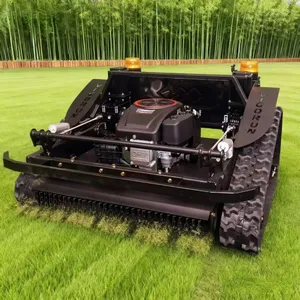Gasoline Engine Cutting Width 800MM Low Energy Consumption Wireless Radio Control Robot Lawn Mower thumbnail-1