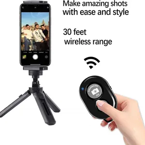 Portable Wireless Camera Remote Shutter for Smartphones Photography and Video Recording Bluetooth Remote Control Wrist Strap Included thumbnail-5
