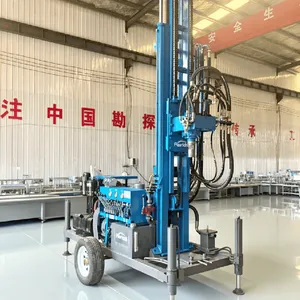 50-180 Meter Small Trailer Type Drilling Machine for Sale thumbnail-5