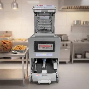 QD-55HE Professional 55L Electric Pressure Fryer 8 Head Capacity Commercial Chicken Frying System for Catering Hall thumbnail-1