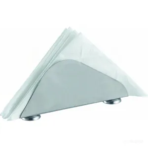 Premium Stainless Steel Napkin Holder, Modern Kitchen Paper Napkin Dispenser With Weighted Base, Rustproof Tabletop Tissue Organizer thumbnail-2