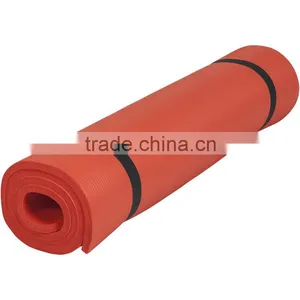 Yoga Mat Red Rolled up for Compact Storage thumbnail-2