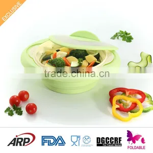 Cheap Non-stick High Temperature Resistant Silicone Food Steamer thumbnail-5