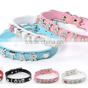 Manufacturer Selling Pet Supplies Crocodile Grain Can Diy Dog Name Dog Collars thumbnail-2