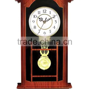 Old Fashion Plastic Quartz Wall Clock thumbnail-1