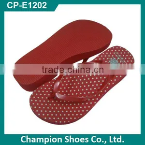 EVA Wedge High Heel Flip Flops thumbnail-1