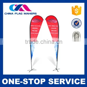 Hotselling Samples Are Available Simple Style Screwed Drill Teardrop Flag thumbnail-2
