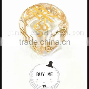 Custom 6 Sided Giant Transparent Crystal Laser Engraved Dice for Board Game thumbnail-1