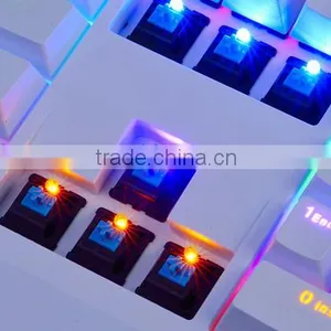 104keys Led Wrist Rest Mechanical Keyboard Cherry mx With N-key Roll Over Design thumbnail-3