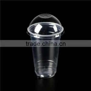 Disposable Custom Printed Clear Milkshake / Smoothie / Juice / Slush Plastic Cup Quality Choice thumbnail-5