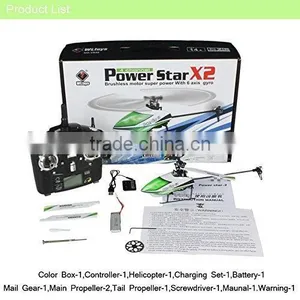 Quality Wltoys V930 2.4G 4CH Brushless Motor Super Power w/ 6 Axis Gyro Power Star X2 Flybarless RC Helicopter... by (280835) thumbnail-1