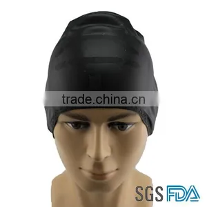 Professional Manufacturer High Quality Silastic Elastic Swimming Cap Humanized Design Innovative Swim Caps thumbnail-1