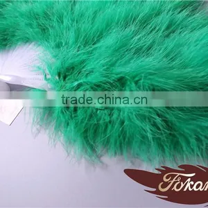Christmas Occasion Chinese Feather Hand Fans And Turkey Feather Fan For Wedding Decoration thumbnail-5