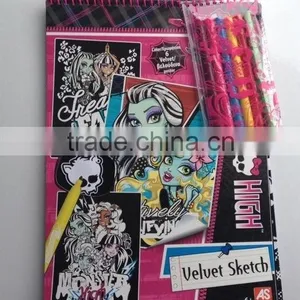 Fashionable Velvet Drawing Set thumbnail-1