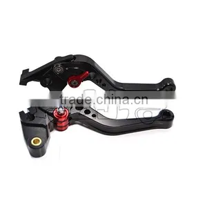 BJ-LS-002 Black Short Cnc Motorcycle Brake and Clutch Lever for FZ6 FAZER thumbnail-5