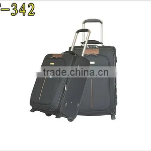Hot Selling Two Wheels Fashion Soft Trolly Luggage Bag thumbnail-1