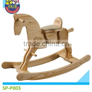 Solid Wooden Toy Rocking Horse,toy Horse for Kids#SP-P003 thumbnail-1