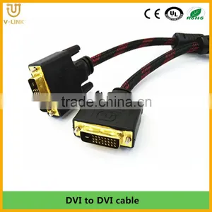 Gold Plated Dvi to Dvi Cable 24+1 thumbnail-1