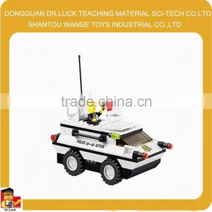 Education Police Car Brick Toys for Children thumbnail-1