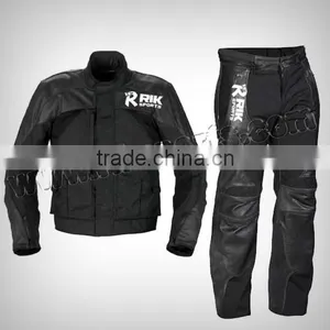 Motorbike Cordura Suit, Made of 100% Polyester 600D Cordura Micro Fleece Lined Rolled Collar thumbnail-1