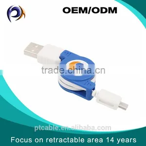 Convenience Goods Free Sample Suply Retractable USB Power Cable Micro Usb Cable for Charger Data Transmission thumbnail-2