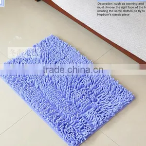 Long Pile Chenille Room Mat and Rugs High Quality With Anti Slip Base thumbnail-3