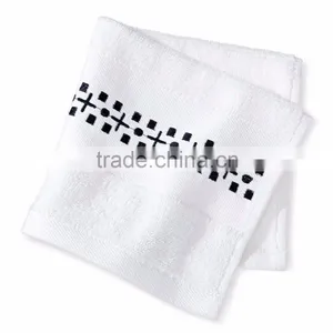 Affinity Soft White Jacquard Bath Towel Stock Supplier's Choice thumbnail-2