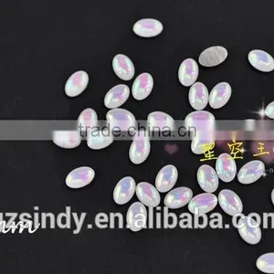 Korean Style Glass Resin Stone Opal Color Decorative Stones ZX:SZ573 thumbnail-2